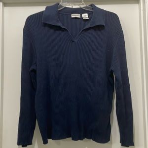 Fashion Bug sweater. Size 26/28. Blue in color.